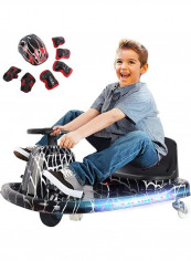 8-Piece Go Kart Electric Scooter With Protective Gears