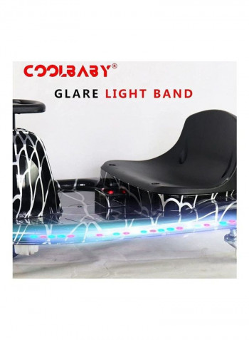 8-Piece Go Kart Electric Scooter With Protective Gears