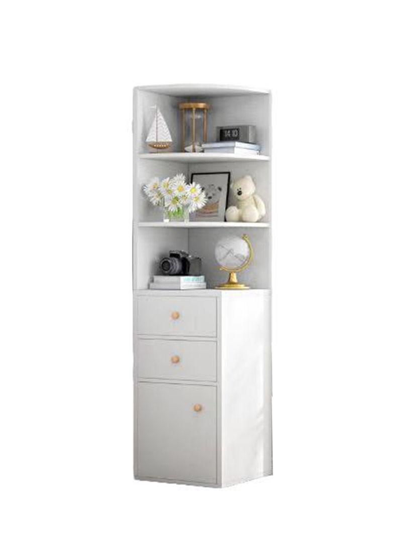 Wooden Corner Cabinet White