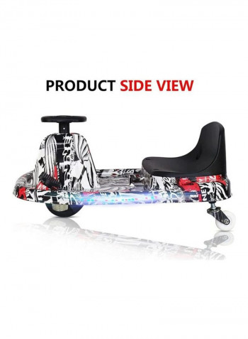 8-Piece Go Kart Electric Scooter With Protective Gears