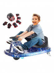 8-Piece Go Kart Electric Scooter With Protective Gears