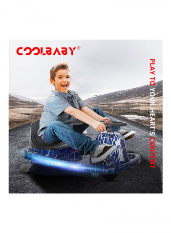 8-Piece Go Kart Electric Scooter With Protective Gears