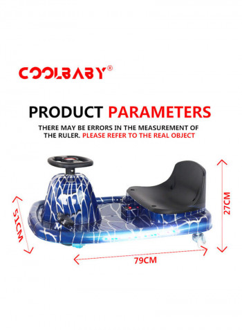 8-Piece Go Kart Electric Scooter With Protective Gears