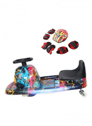 36V Electric Kids Car with Helmet 79 x 51 x 27cm