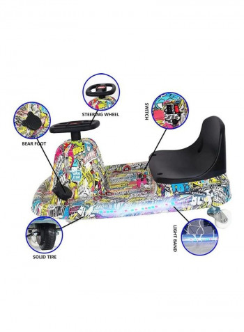 8-Piece Go Kart Electric Scooter With Protective Gears