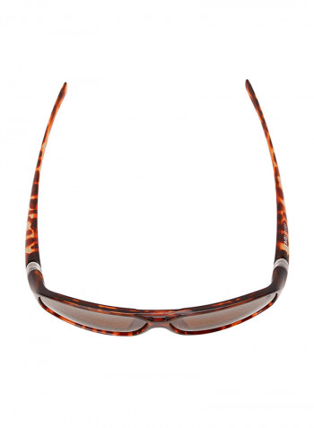 Men's UV-Protection Rectangular Sunglasses - Lens Size: 65 mm