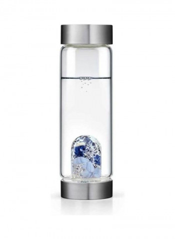 Balance Gem Water Bottle Clear/Grey