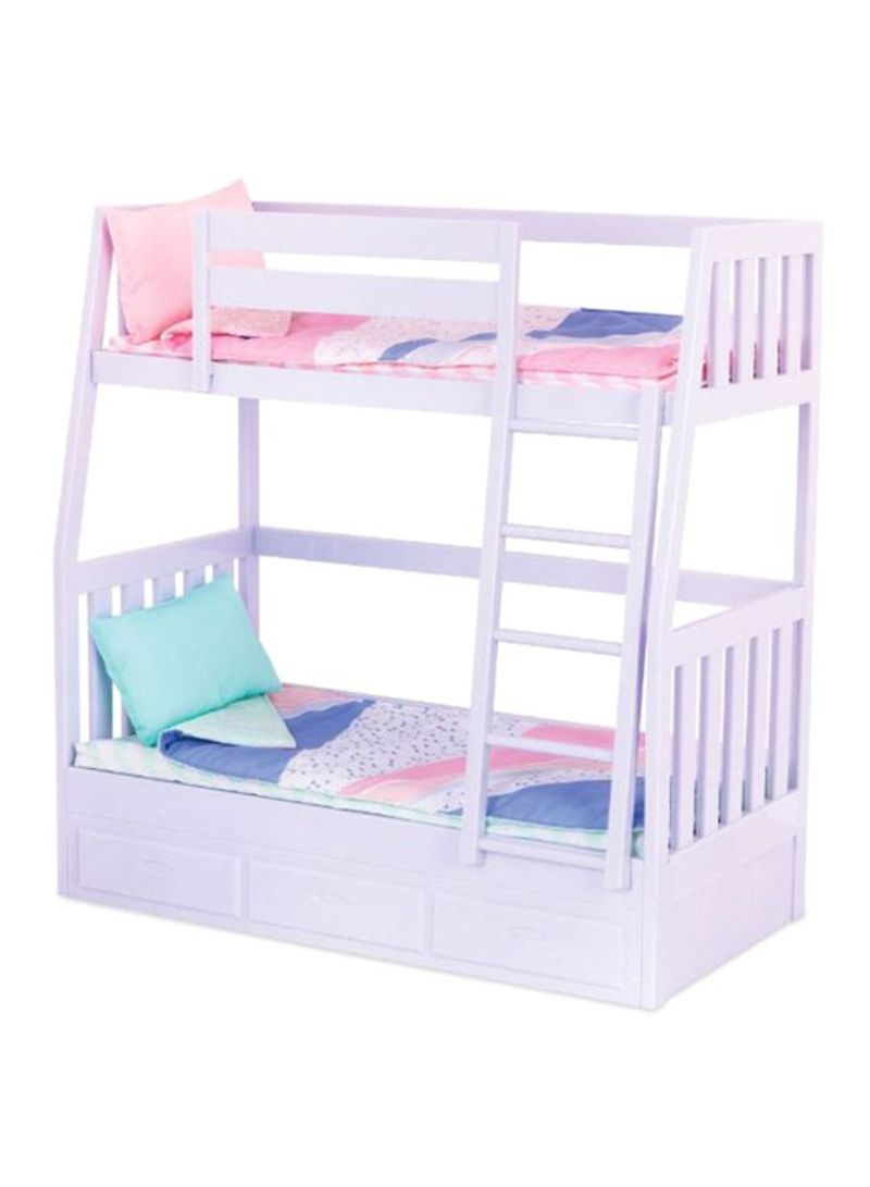 Double Bunk Doll Bed With Stairs