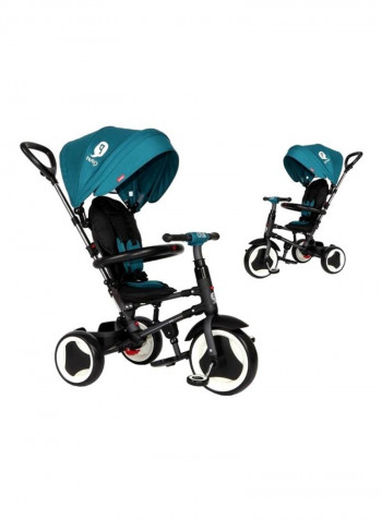 3-In-1 Rito Foldable Tricycle With Canopy And Handle S380REGB 58x32x42cm