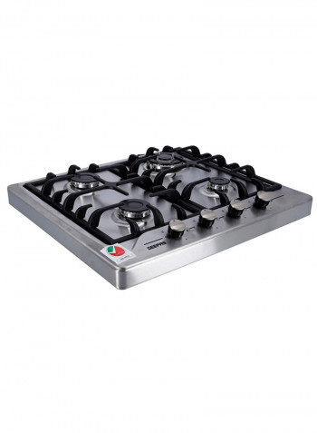 Table Top 4 Burner Gas Cooker GGH6391FST Silver
