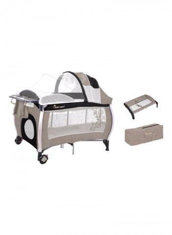 Baby Crib Playpen With Wheels