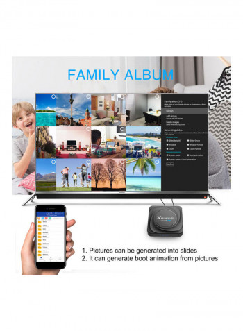 X88 PRO 20 Android 11.0 Smart TV Box X88-PRO-128EU Black