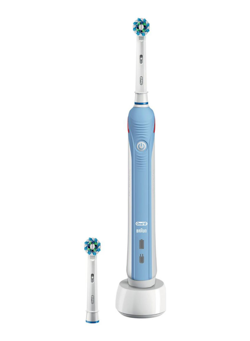 Pro 2000 Power Toothbrush Head White/Blue 8centimeter