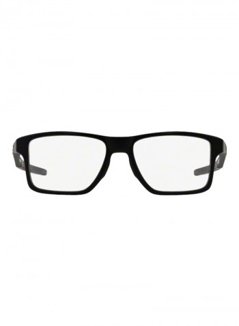 Men's Rectangular Eyeglass Frame - Lens Size: 52 mm