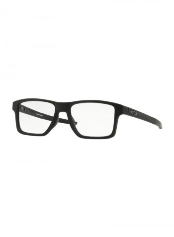 Men's Rectangular Eyeglass Frame - Lens Size: 52 mm