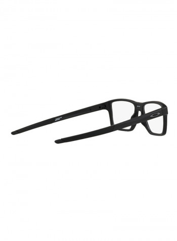 Men's Rectangular Eyeglass Frame - Lens Size: 52 mm