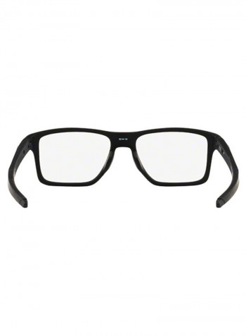 Men's Rectangular Eyeglass Frame - Lens Size: 52 mm