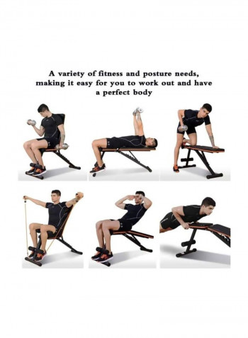 Multifunction Foldable Weight Lifting Bench 90x30x30cm