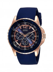 Men's Water Resistant Silicone Analog Watch W0485G1
