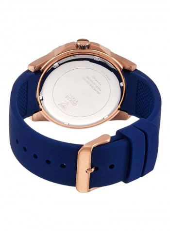 Men's Water Resistant Silicone Analog Watch W0485G1