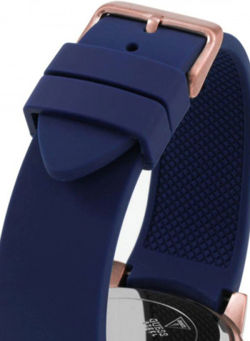 Men's Water Resistant Silicone Analog Watch W0485G1
