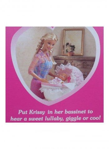 New Baby Sister Krissy Doll 1999 3x13inch