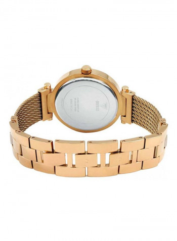 Women's Water Resistant Stainless Steel Analog Watch W0638L4