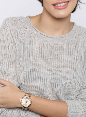 Women's Water Resistant Stainless Steel Analog Watch W0638L4
