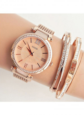 Women's Water Resistant Stainless Steel Analog Watch W0638L4