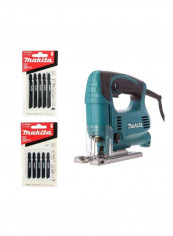 11-Piece D-Handle Electric Jigsaw Set Blue/Black/Clear 224millimeter