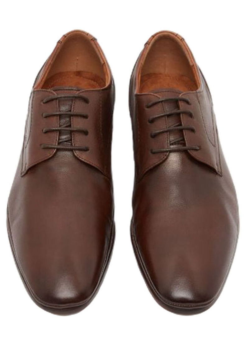 Subject Lace-Up Style Formal Shoes Brown