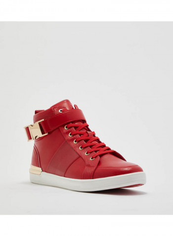 Brauer High Top Sneakers Red