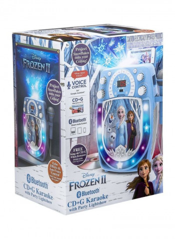 Frozen Bluetooth Sing Along Karaoke Machine 20 x 12 x 23.5cm