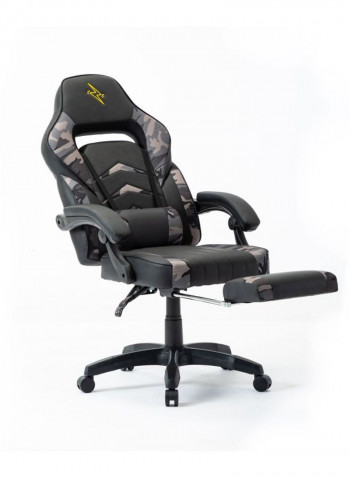 Racing Style Adjustable Gaming Chair Grey/Beige/Black 81x65x34.5cm