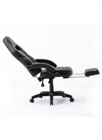 Racing Style Adjustable Gaming Chair Grey/Beige/Black 81x65x34.5cm