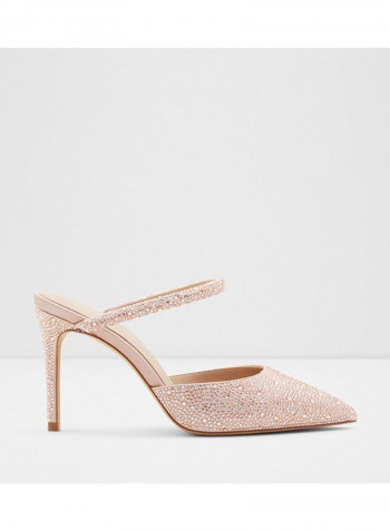 Zaonia Embellished Pumps Pink