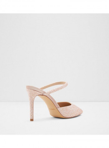 Zaonia Embellished Pumps Pink