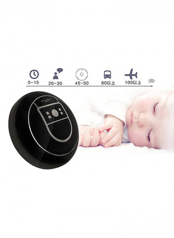 USB Rechargeable Auto Intelligent Induction Sweeping Robot NF0125040033 Black