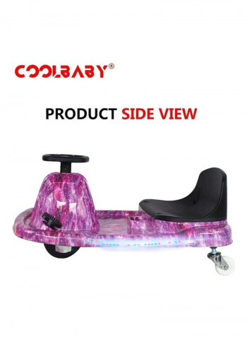 Drift Crazy Electric Scooter with Glare Light Band 79 x 51 x 27cm