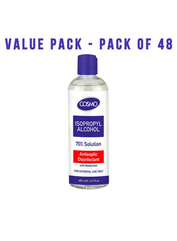 Antiseptic Solution Liquid Pack Of 48 Multicolour 480ml