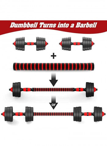 Weights Dumbbells Set For Men And Women With Connecting Rod For Home/Gym/Work Out/Training 40kg