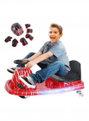 8-Piece Go Kart Electric Scooter With Protective Gears