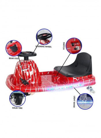 8-Piece Go Kart Electric Scooter With Protective Gears