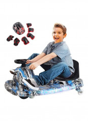 8-Piece Go Kart Electric Scooter With Protective Gears
