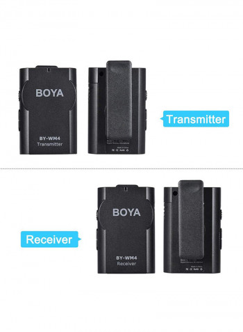 BY-WM4 High Performance Wireless Microphone BY-WM4 Black