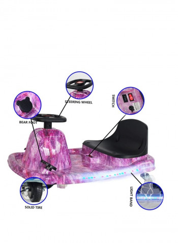 Electric Kid Crazy Car With Helmet 79 x 51 x 27cm