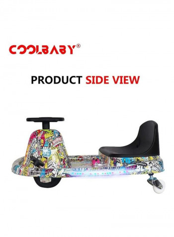Drift Crazy Electric Scooter with Glare Light Band 79 x 51 x 27cm