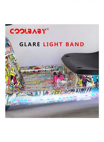 Drift Crazy Electric Scooter with Glare Light Band 79 x 51 x 27cm