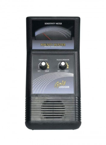 Metal Detector Machine Black