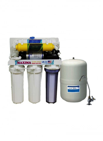 Wall Mounted Reverse Osmosis Water Purifier White/Black/Yellow 38x45x20centimeter
